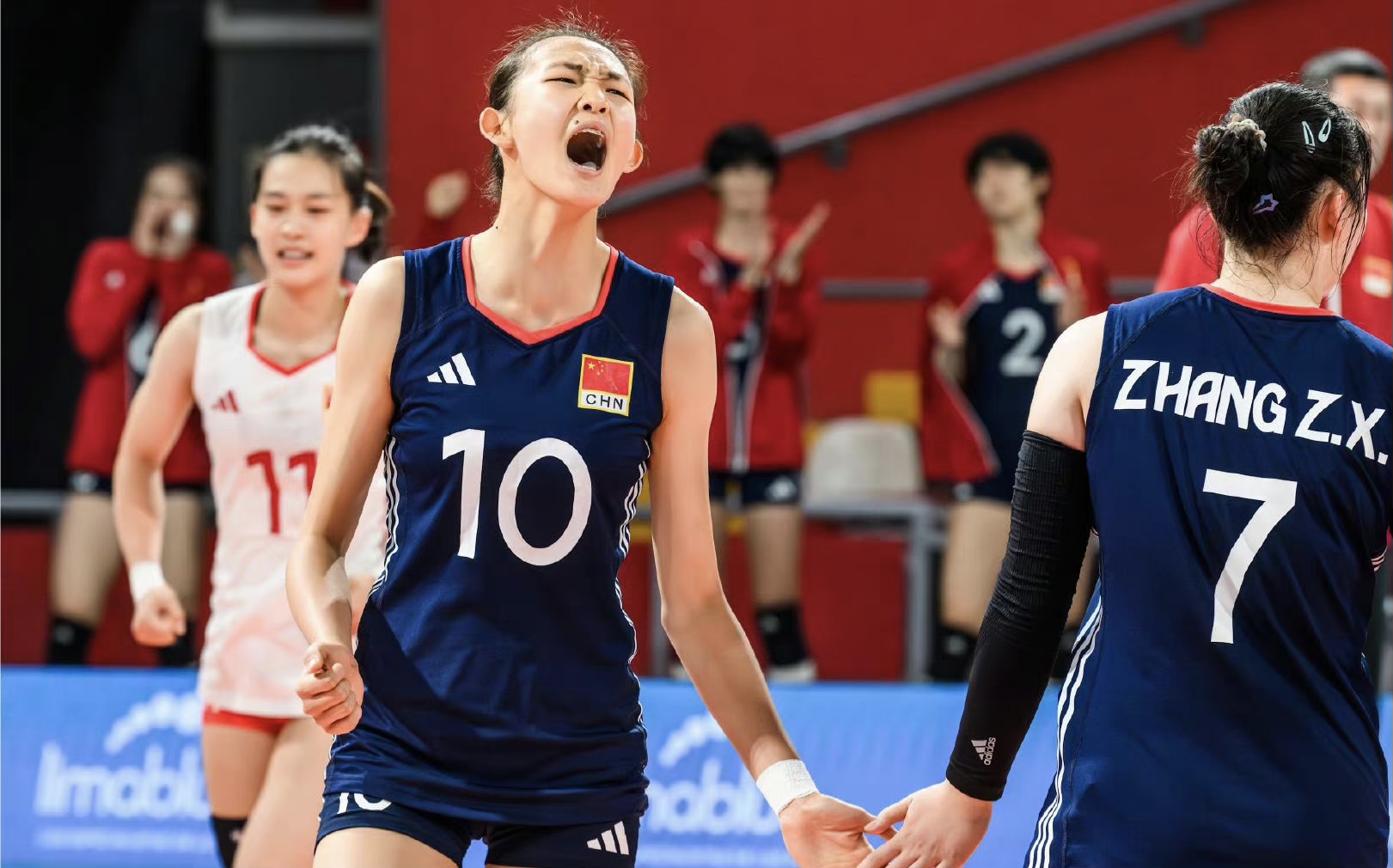 中国球员出色发挥，受赛场赞誉