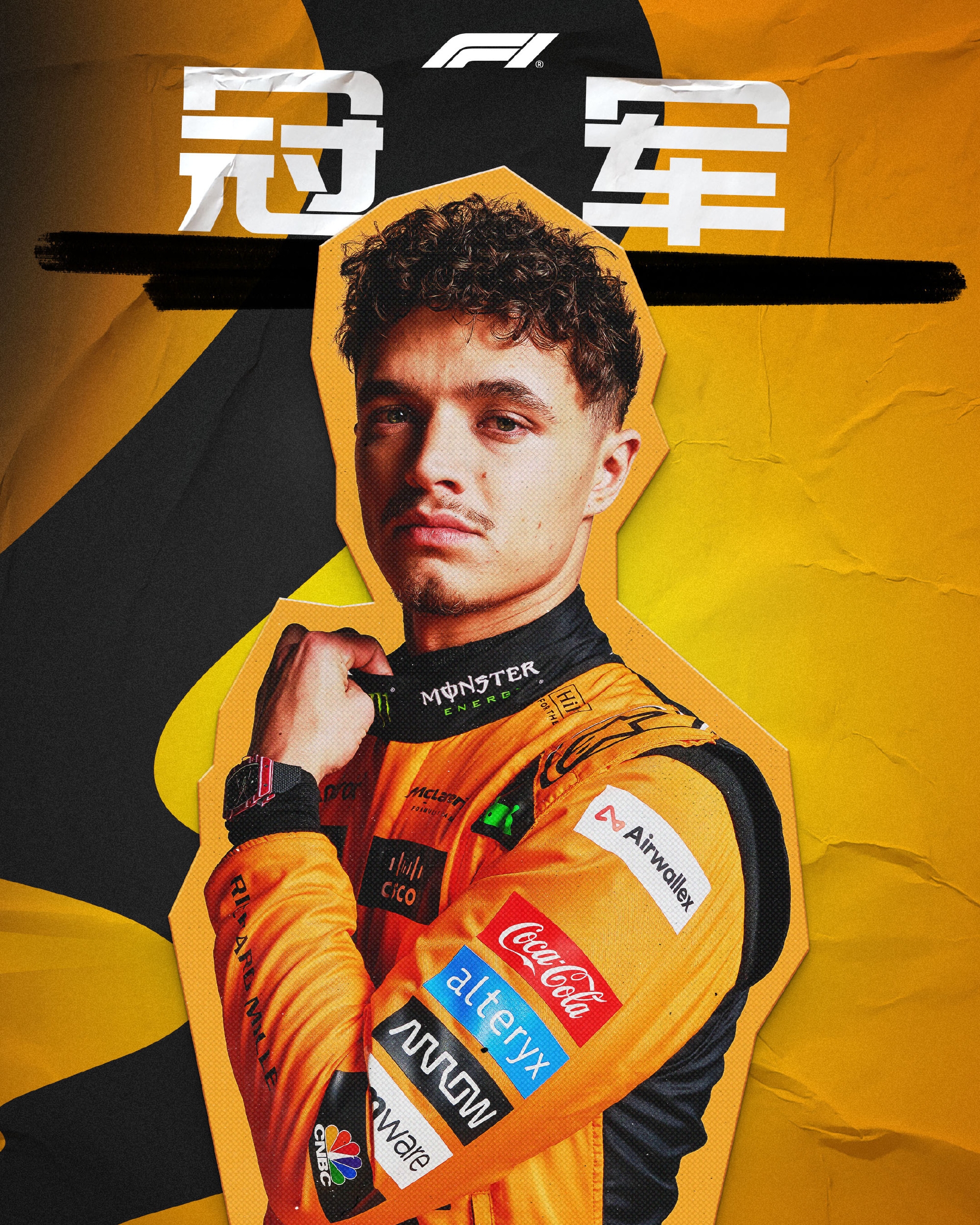 关于梅赛德斯碾压哈斯车队，诺里斯高光表现的信息