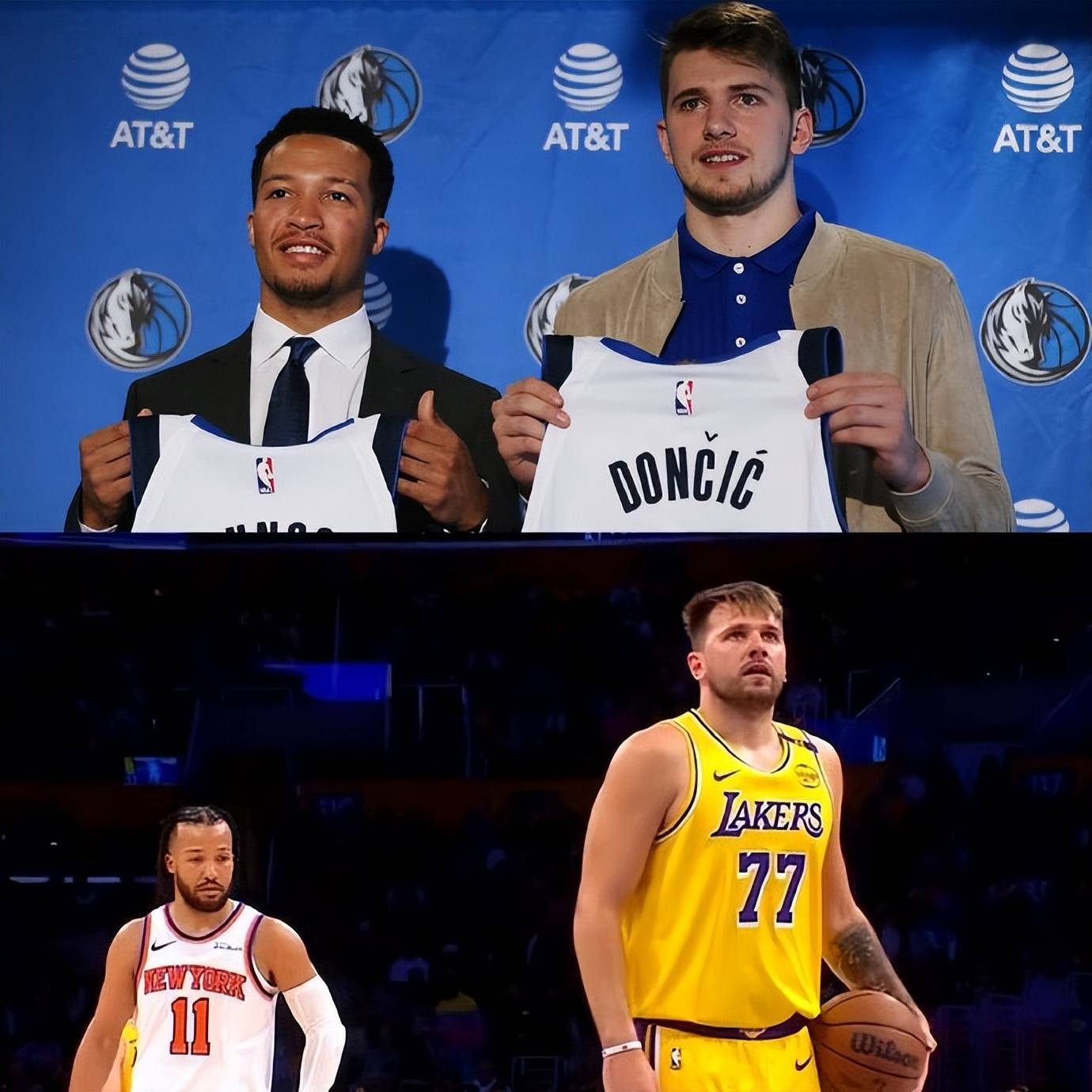 独行侠碾压日本男篮，东契奇统治全场